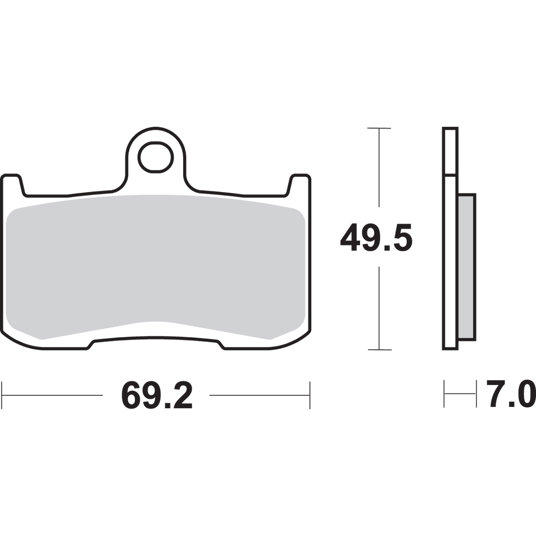 SBS Dual Carbon Brake Pads NSR250R