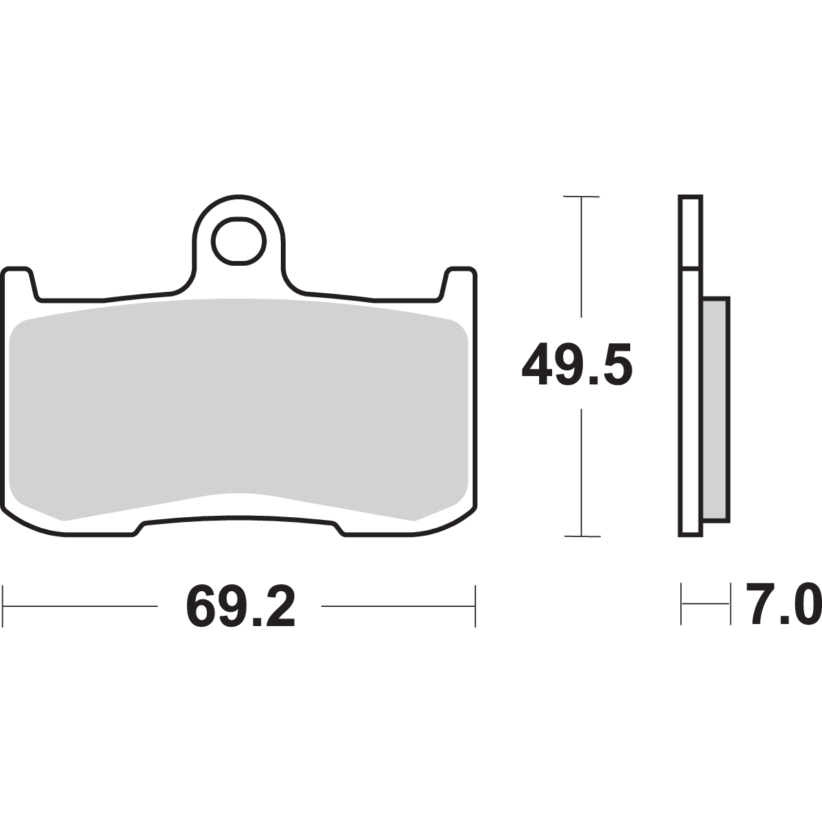 SBS Dual Carbon Brake Pads NSR250R