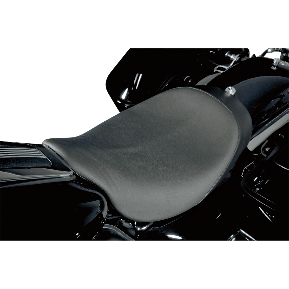 DANNY GRAY Buttcrack™ Solo Seat Black Smooth FL '08-'23 21403