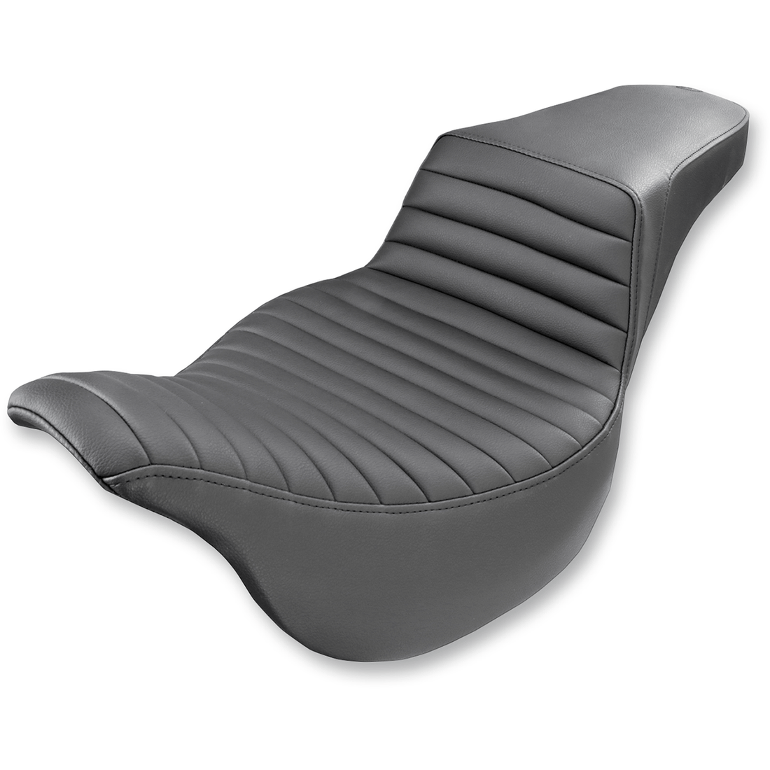 SADDLEMEN Step-Up Seat Front Tuck-n-Roll Black FL '08-'23 80807B171