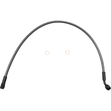 MAGNUM SHIELDING Brake Line Front 3/8" 35° 23" KARBONFIBR 77123