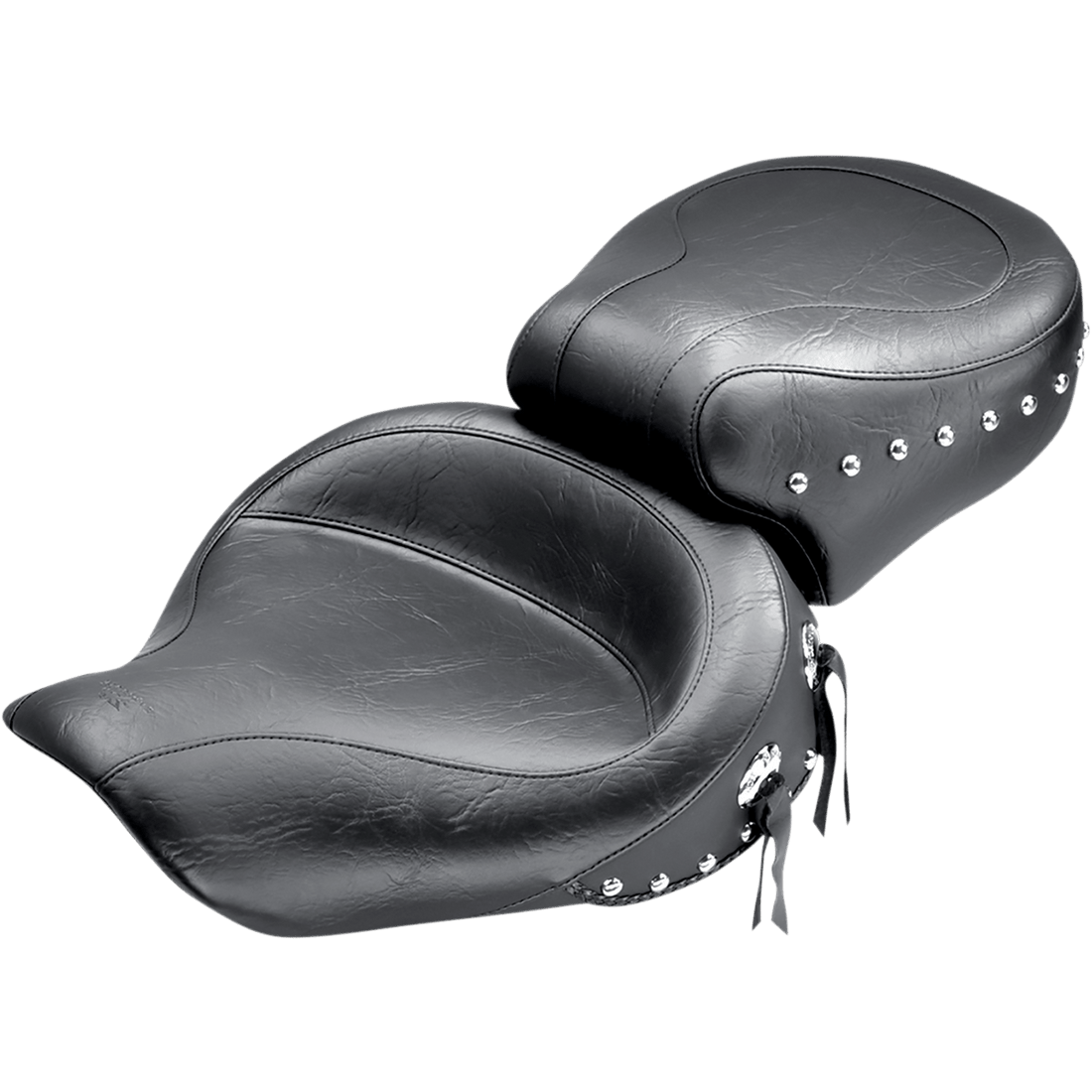 MUSTANG Wide Studded Seat Dyna '06-'17 75435