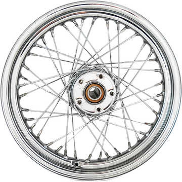 DRAG SPECIALTIES Wheel Laced 40 Spoke Rear Chrome 16x3 '12-'17 Softail