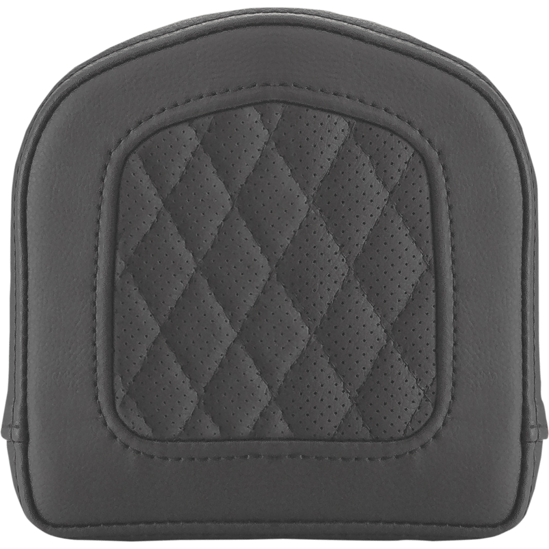 SADDLEMEN Sissy Bar Pad Lattice Stitched Black 0408SM