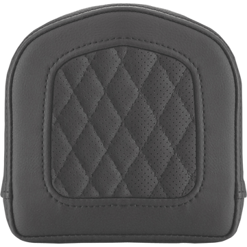 SADDLEMEN Sissy Bar Pad Lattice Stitched Black 0408SM