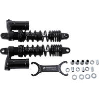 PROGRESSIVE SUSPENSION 970 Series Piggyback Shocks Gloss Black/Matte Black 13.00" 9701014B