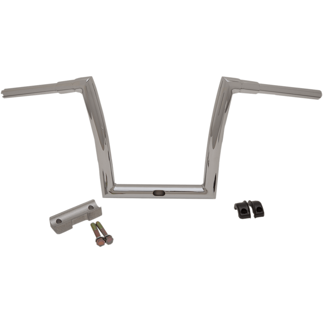 TODD'S CYCLE Handlebar 1-1/2" Strip 12" Chrome Touring 06015199