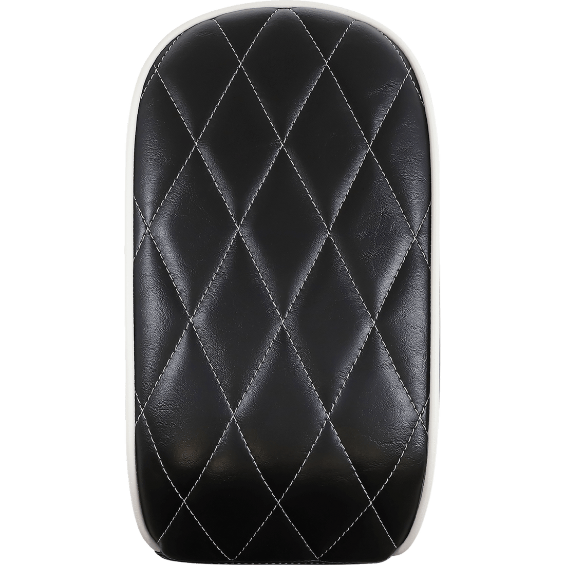 LE PERA Bare Bones Pillion Pad White Diamond Black FL/FX '18-'23 LY007PDMWTP