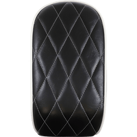 LE PERA Bare Bones Pillion Pad White Diamond Black FL/FX '18-'23 LY007PDMWTP