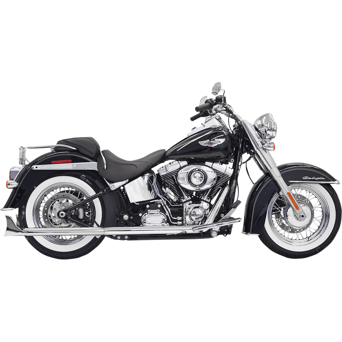 BASSANI XHAUST Fishtail Exhaust 30" Softail 1S46E30