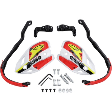 CYCRA Handguards Ultra Oversized White/Red 1CYC740832X