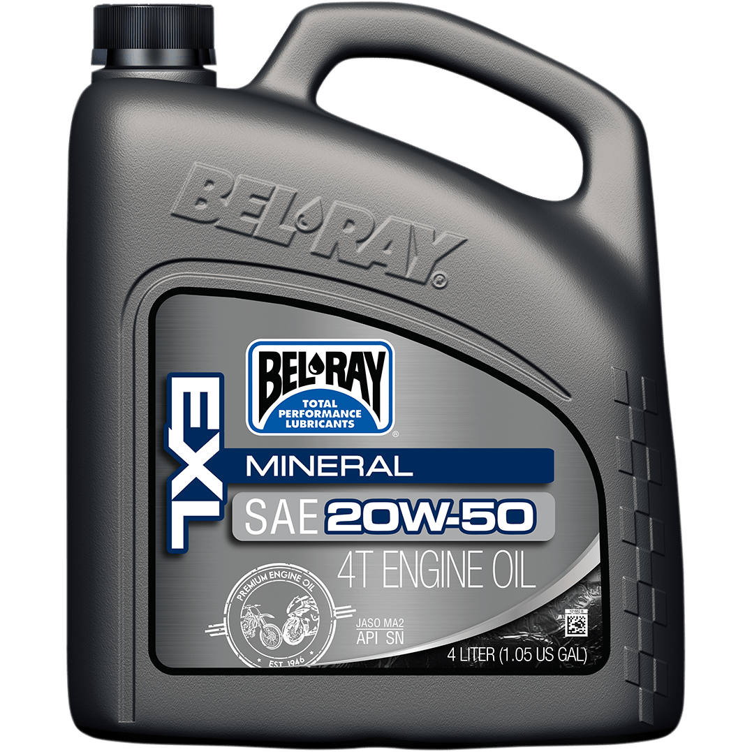 BEL-RAY EXL 4T Mineral Oil 20W-50 4L 99100B4LW