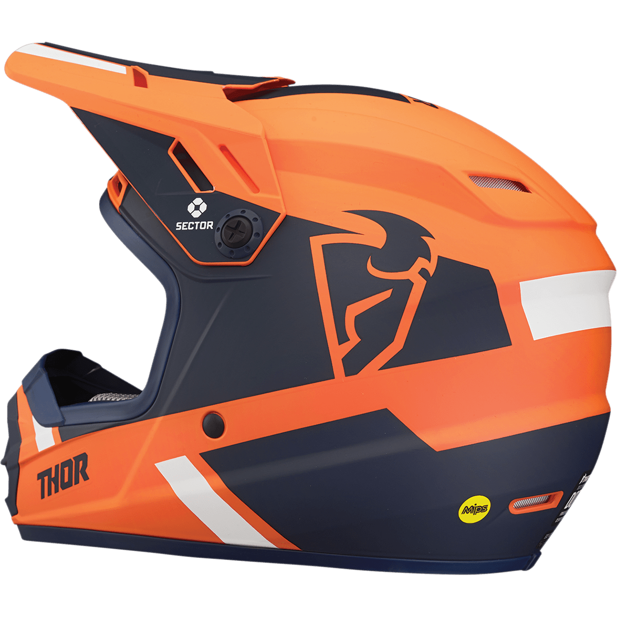 THOR Youth Sector Helmet Split MIPS® Orange/Navy Small