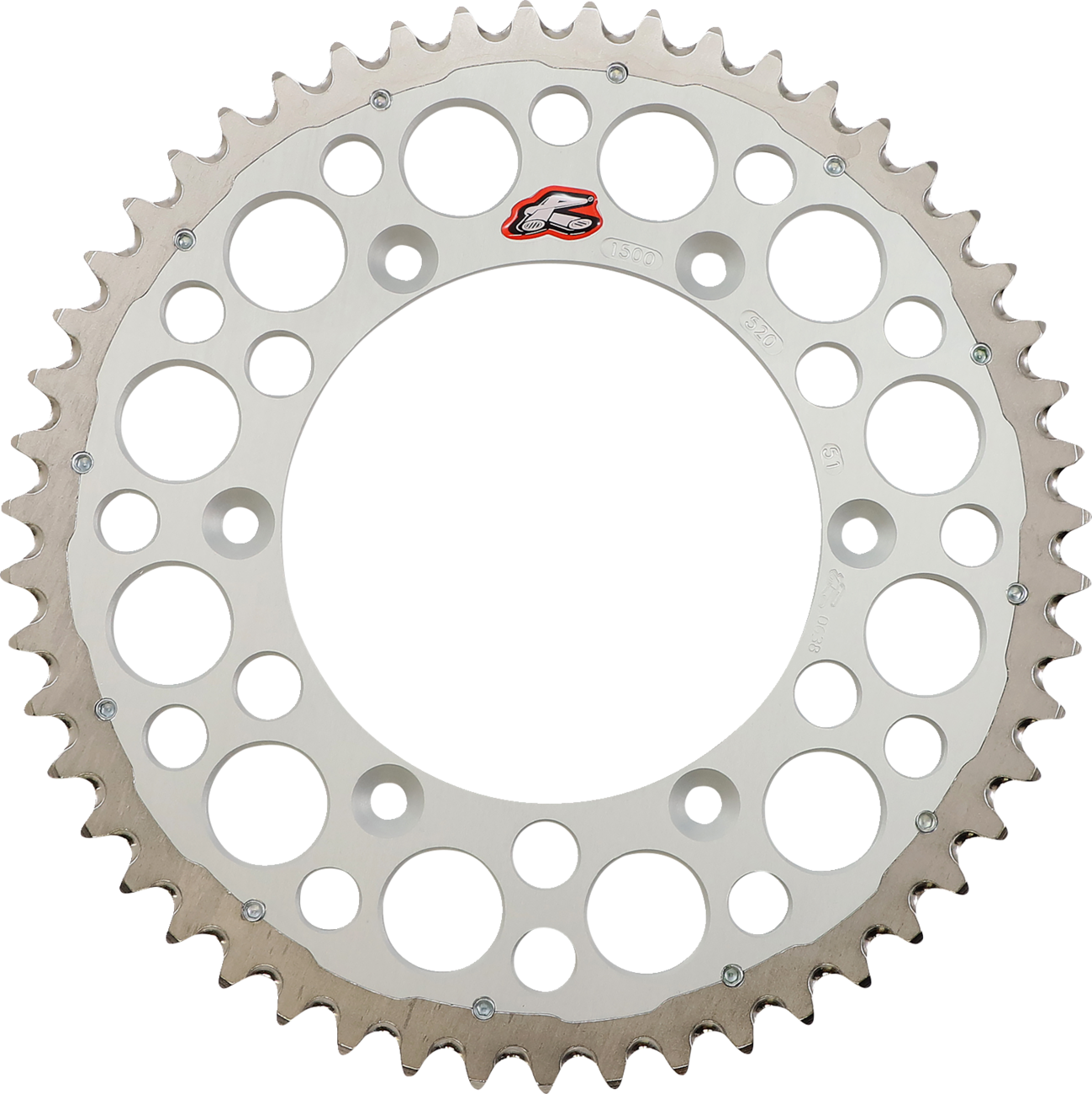 RENTHAL Twinring™ Rear Sprocket 51 Tooth Silver 150052051GPSI