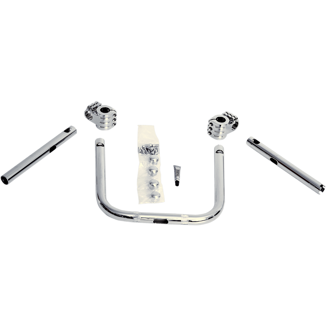 KLOCK WERKS Handlebar Klip Hanger 10" Chrome/Chrome KWH040344