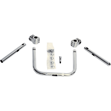 KLOCK WERKS Handlebar Klip Hanger 10" Chrome/Chrome KWH040344