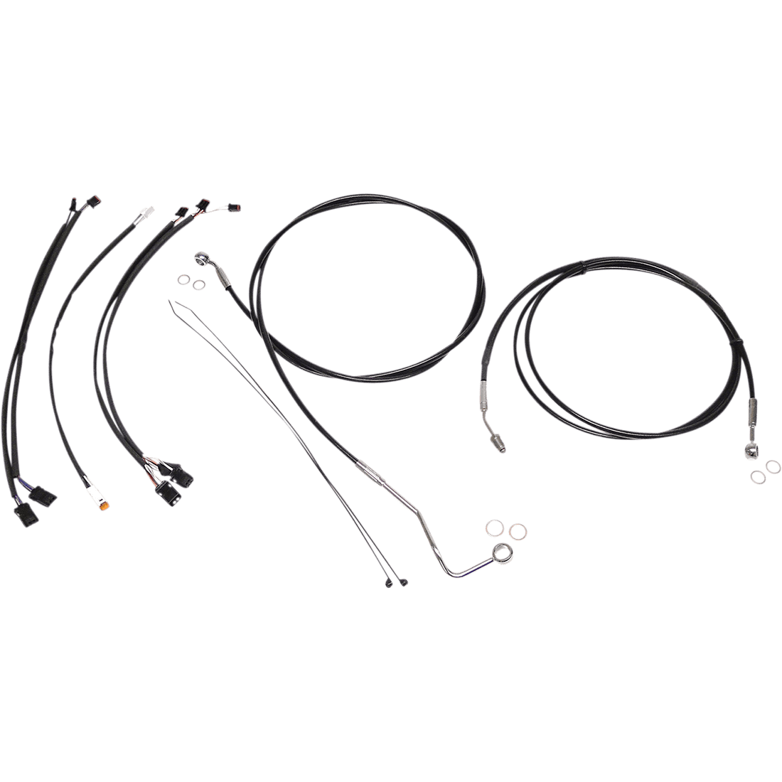 MAGNUM SHIELDING Control Cable Kit XR Black/Chrome 489421