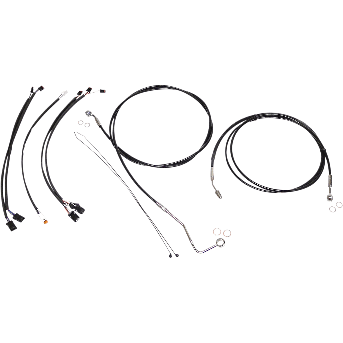 MAGNUM SHIELDING Control Cable Kit XR Black/Chrome 489421