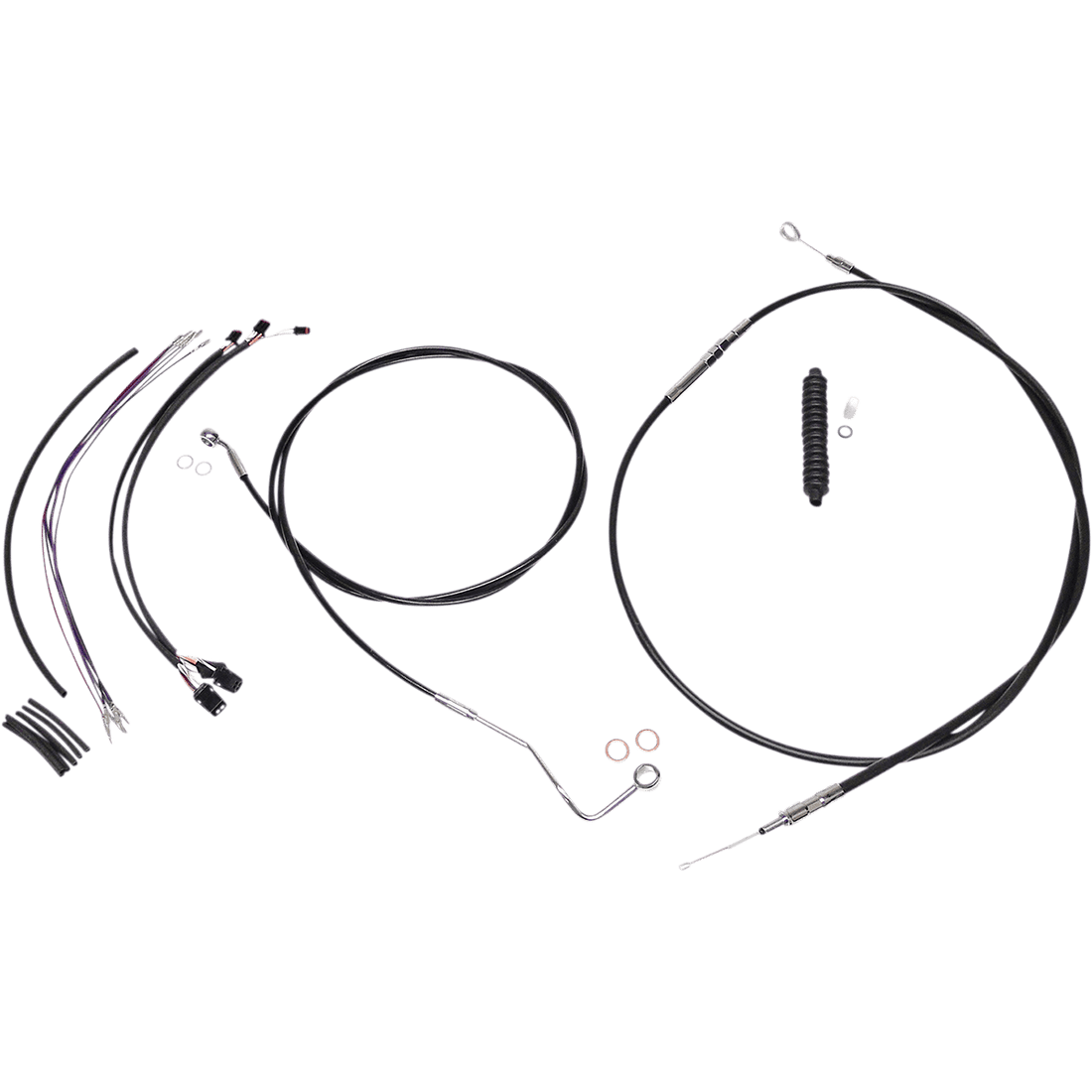 MAGNUM SHIELDING Control Cable Kit XR Black/Chrome 489491