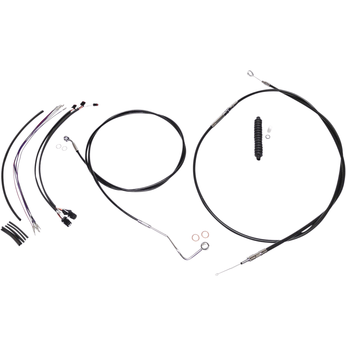 MAGNUM SHIELDING Control Cable Kit XR Black/Chrome 489491