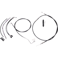 MAGNUM SHIELDING Control Cable Kit XR Black/Chrome 489491