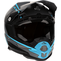 6D HELMETS ATR-1 Helmet Stealth Cyan Medium 104626