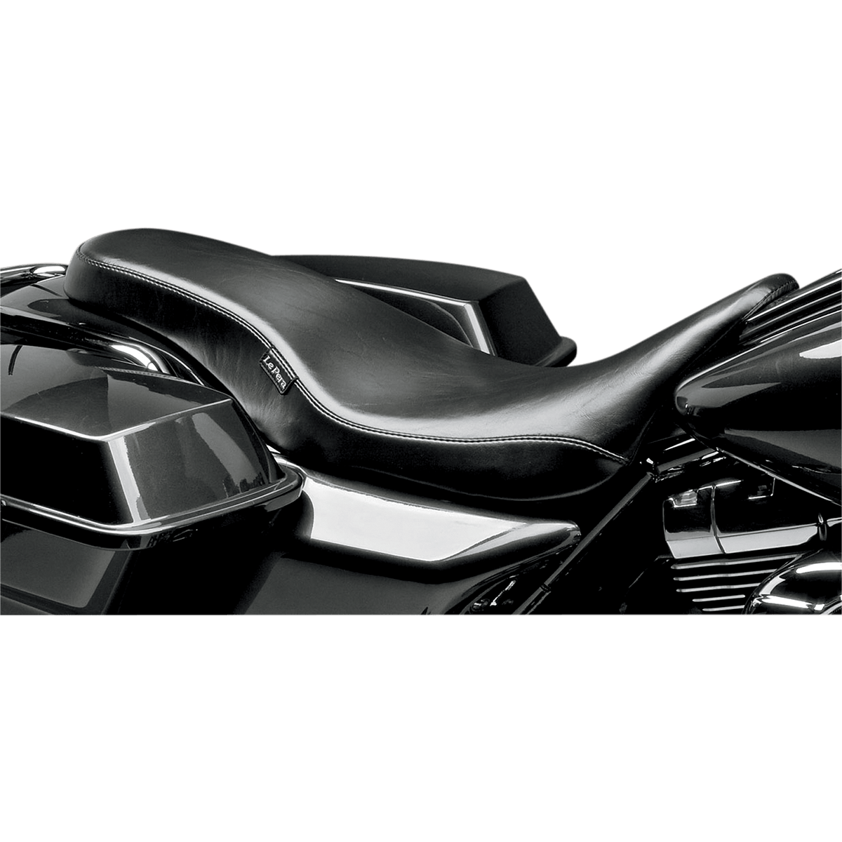 LE PERA Cobra Full-Length Seat Smooth Black FL '08-'23 LK079