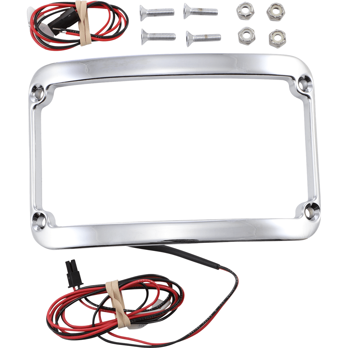 KLOCK WERKS License Plate Frame Lighted Chrome KWS010089