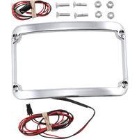 KLOCK WERKS License Plate Frame Lighted Chrome KWS010089