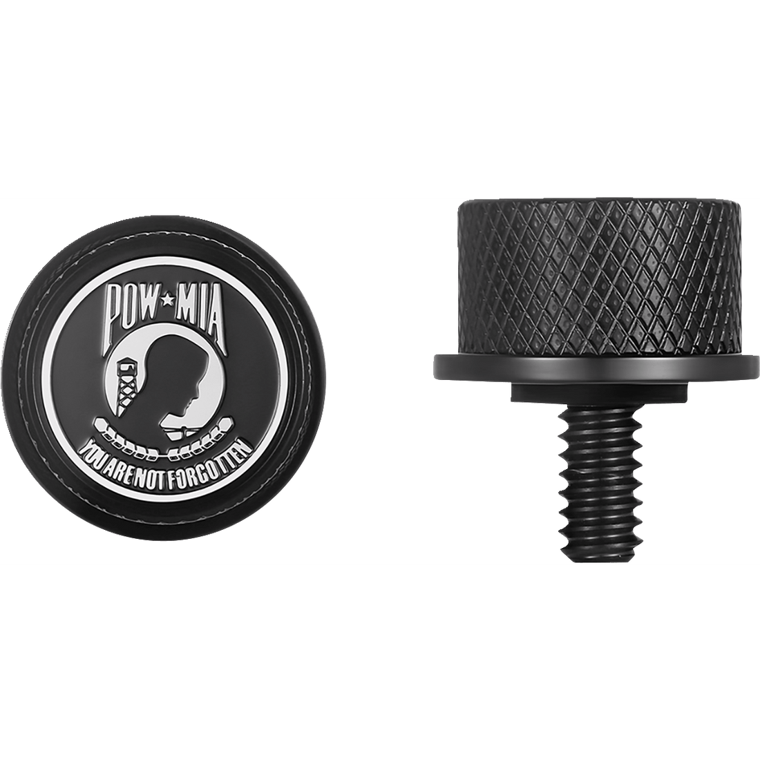 FIGURATI DESIGNS Seat Mounting Knob Black POW MIA