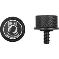 FIGURATI DESIGNS Seat Mounting Knob Black POW MIA