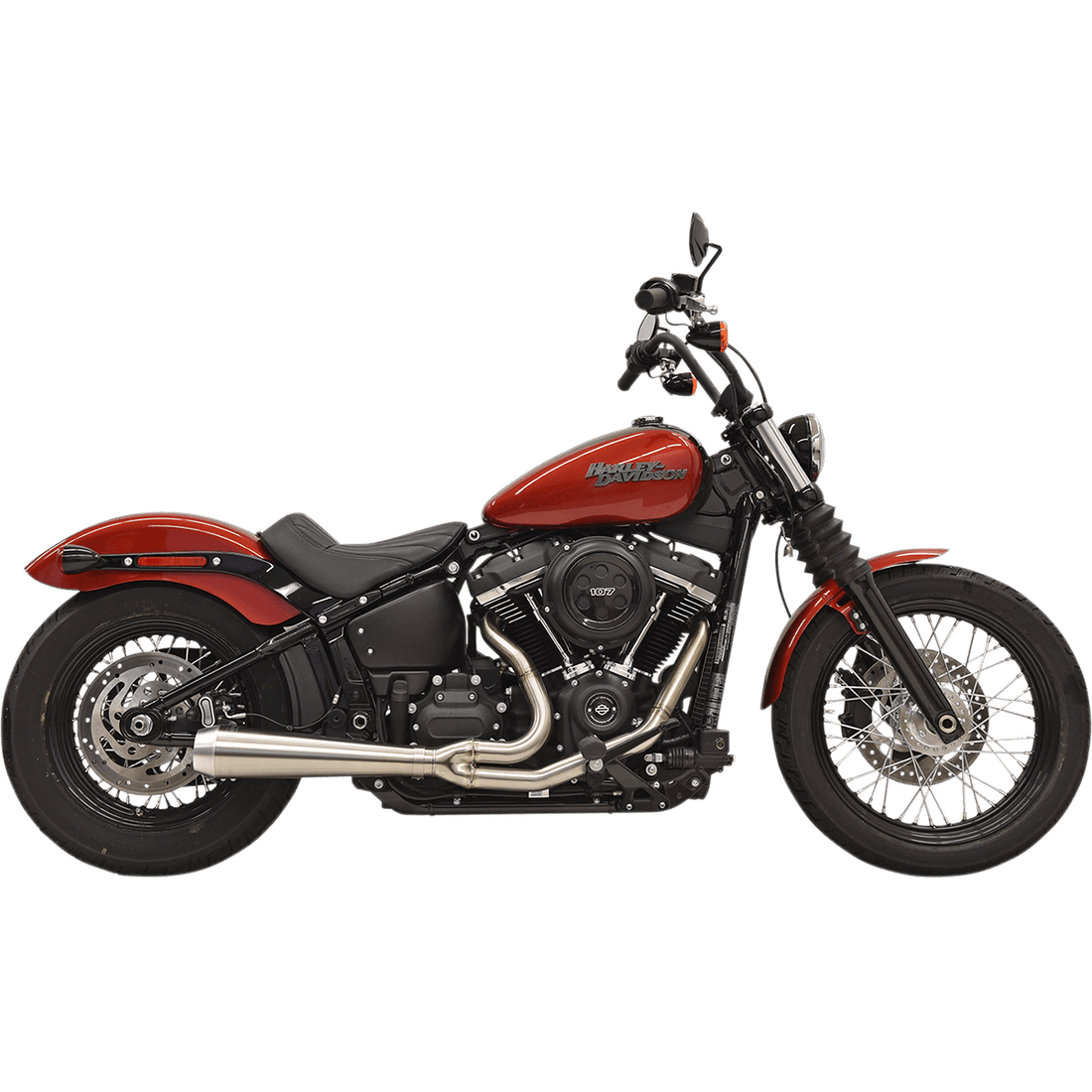 BASSANI XHAUST 2:1 Exhaust Stainless Steel 1S72SS