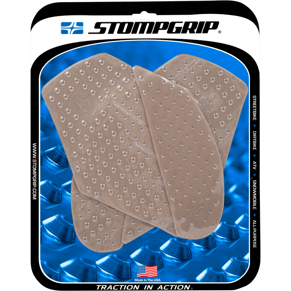 STOMPGRIP Traction Kit Clear Kawasaki