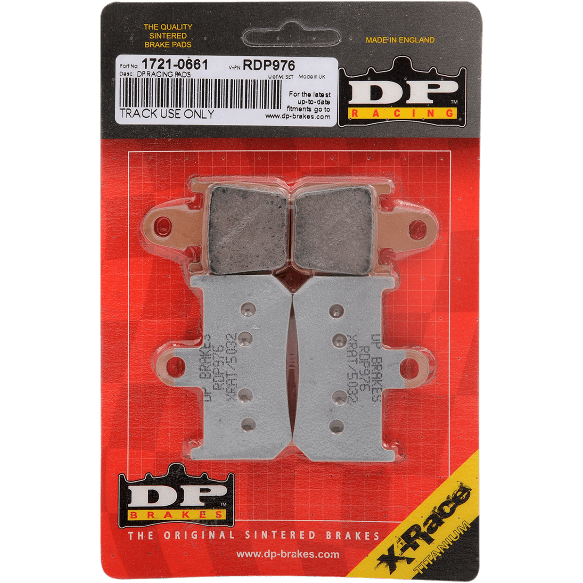 DP BRAKES RDP Racing Brake Pads YZF 1000 R