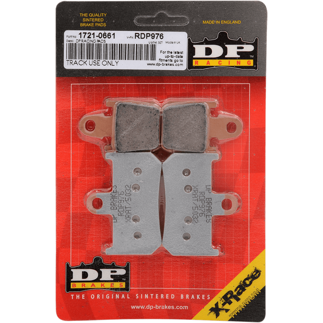 DP BRAKES RDP Racing Brake Pads YZF 1000 R RDP976