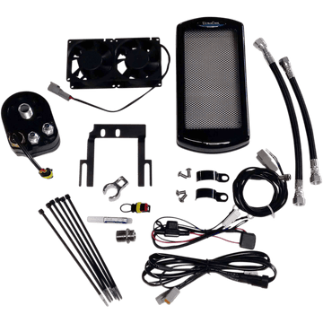 ULTRACOOL Oil Cooler Kit Gloss Black Softail ST1G