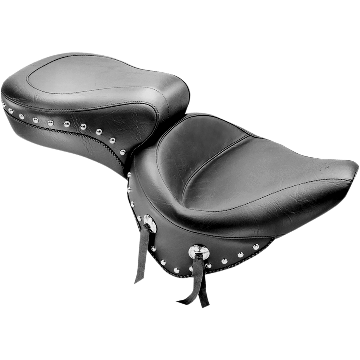 MUSTANG Wide Studded Seat Softail '00-'05 75072