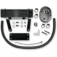 JAGG OIL COOLERS Oil Cooler Kit Low Mount Softail 75012900323