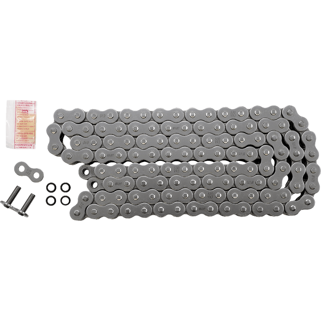 DID 530 VX3 Chain Natural 120 Links M530VX3X120ZB