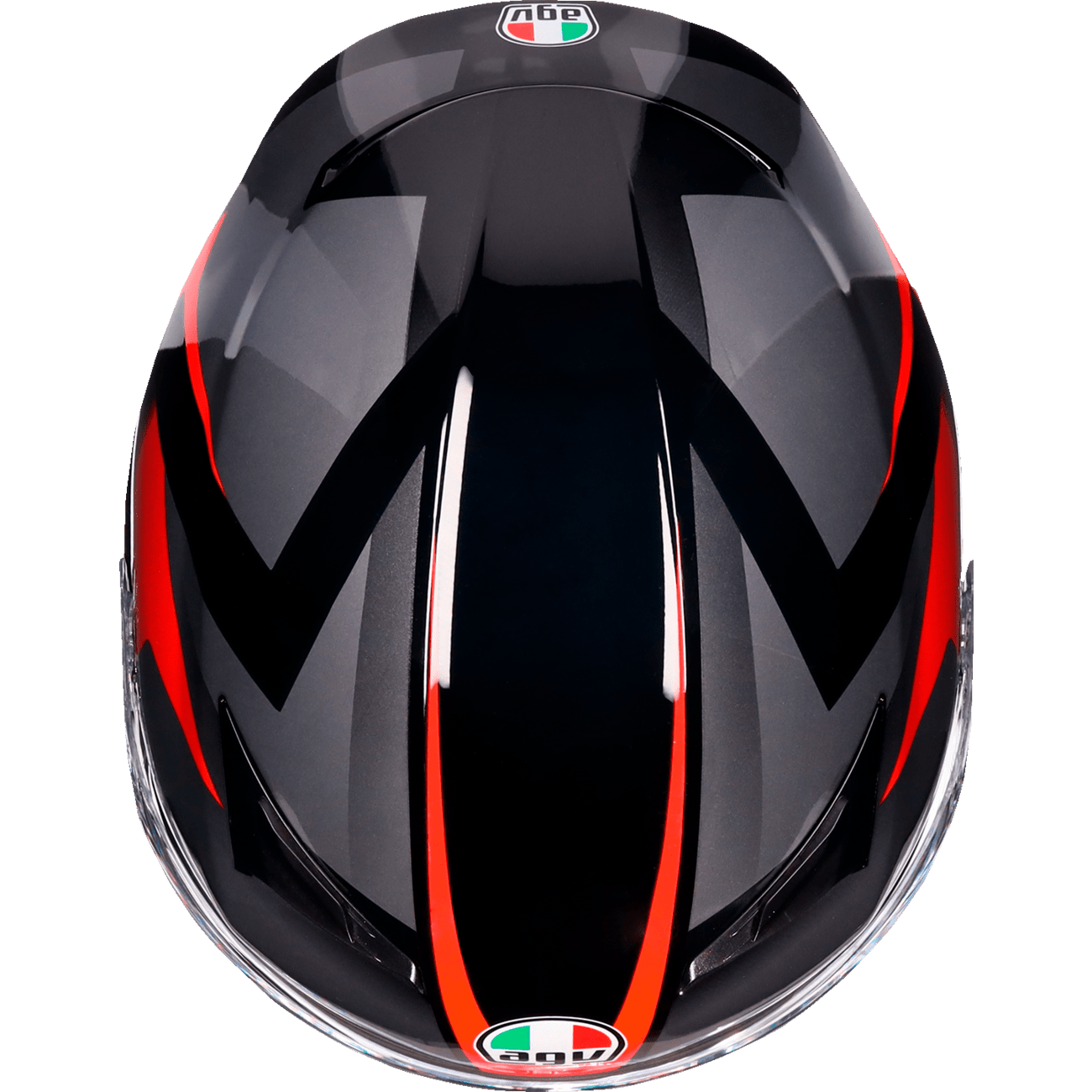 AGV K3 Helmet Striga Black/Gray/Red Small 2118381004018S