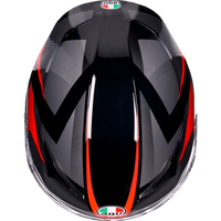 AGV K3 Helmet Striga Black/Gray/Red Small 2118381004018S