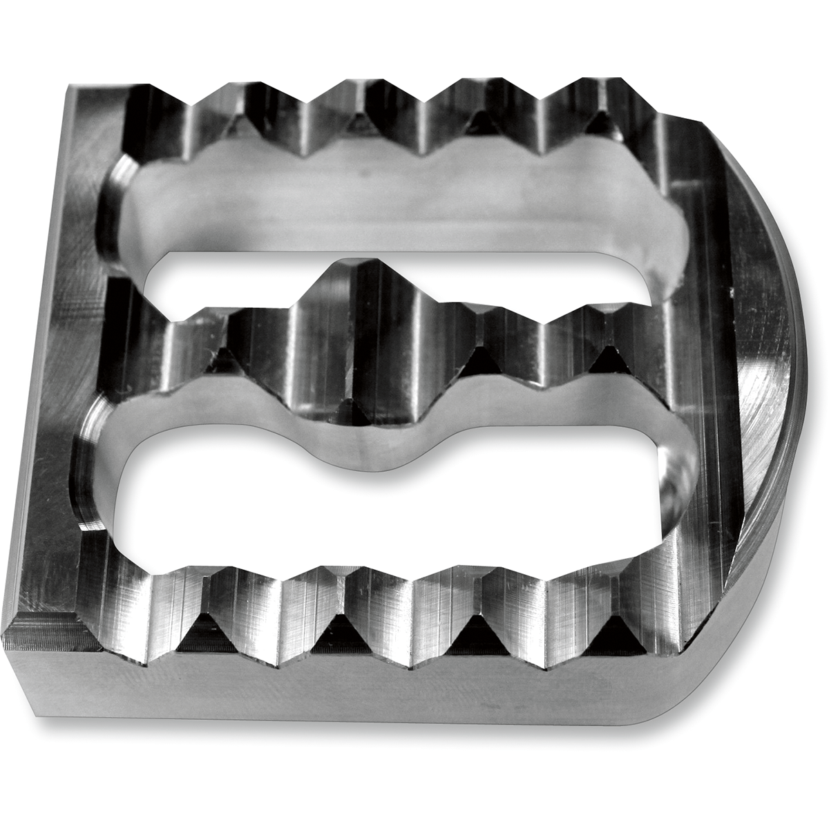 JOKER MACHINE Serrated Brake Cover Chrome 08582