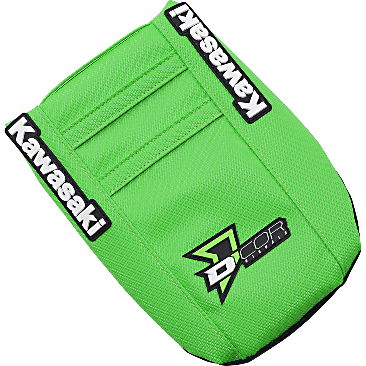 D'COR VISUALS Seat Cover Green KX '19-'24