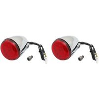 CUSTOM DYNAMICS ProBEAM® Turn Signals Chrome/Red PBINDRTSRC