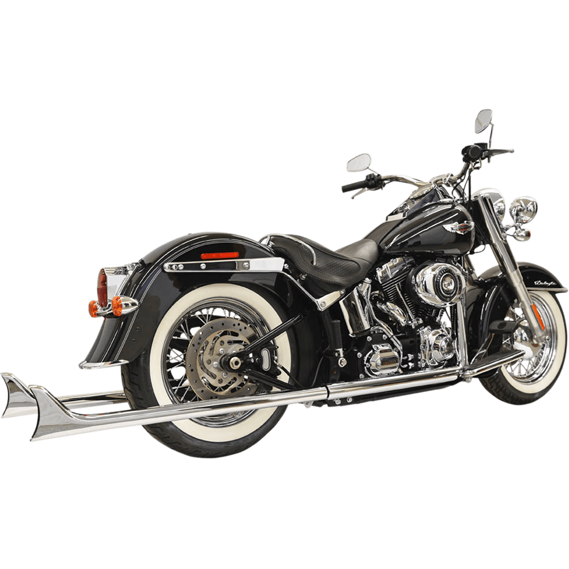 BASSANI XHAUST Fishtail Exhaust 39" Softail 1S26E39