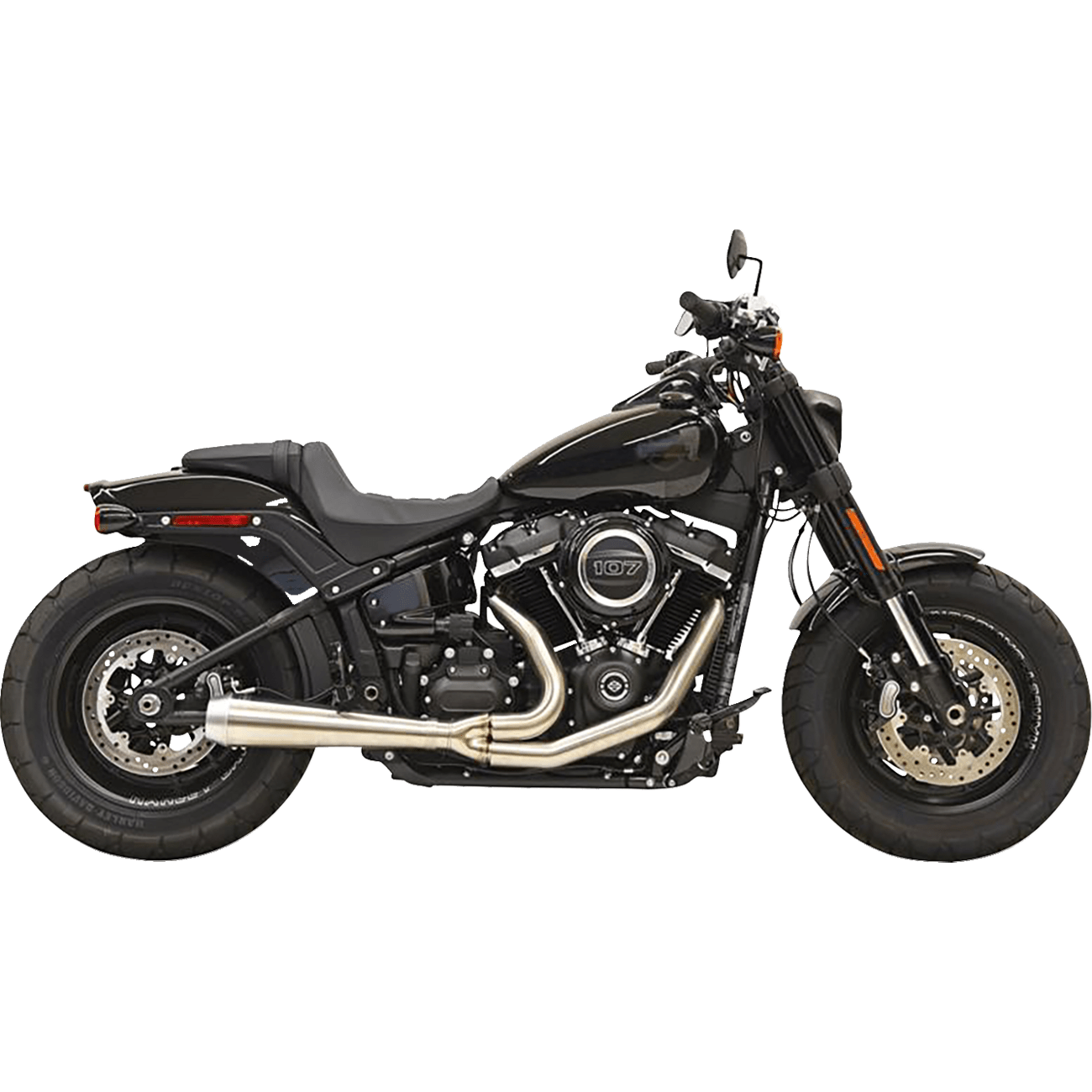 BASSANI XHAUST 2-into-1 Road Rage III Exhaust System 49-State Stainless 1S72SSE