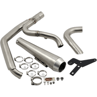 BASSANI XHAUST 2-into-1 Road Rage Exhaust System Stainless 1S81SS