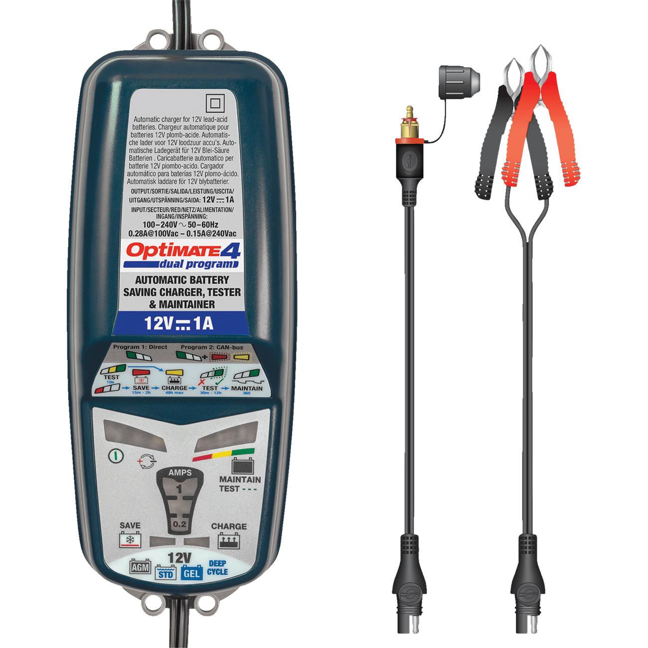 TECMATE Dual Program Battery Charger/Maintainer CAN Bus Edition