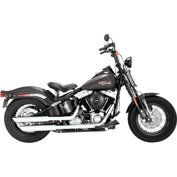 VANCE & HINES 3" Twin Slash Slip-On Mufflers Chrome 16842