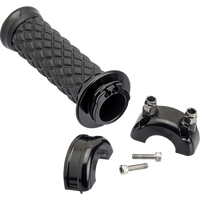 BILTWELL Grips Alumicore Custom Black 660620101